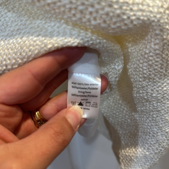 Venus White Tweed Preppy Nautical Button Front Dress 18 - Picture 8 of 8